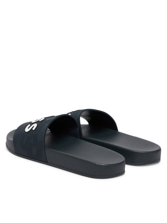 BOSS Pantoletten BOSS J52669 S Dunkelblau