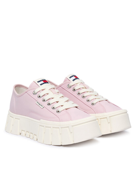 Tommy Jeans Sneakersy Tommy Jeans Tj Platform Sneaker EN0EN03098 Světle růžová