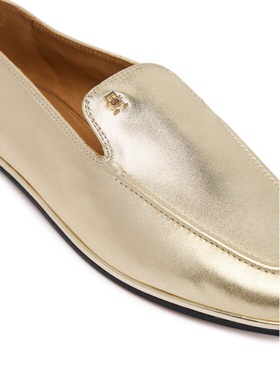 Tommy Hilfiger Lords Tommy Hilfiger Gold Loafer FW0FW08958 Arany