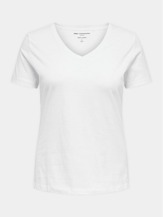 ONLY Carmakoma ONLY Carmakoma Футболка 15285965 Білий Regular Fit