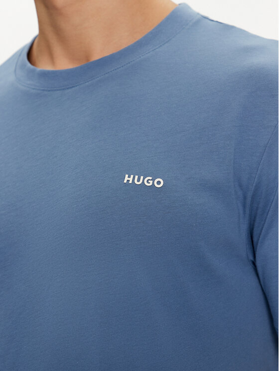 HUGO Hugo Футболка Dero222 50466158 Голубий Regular Fit