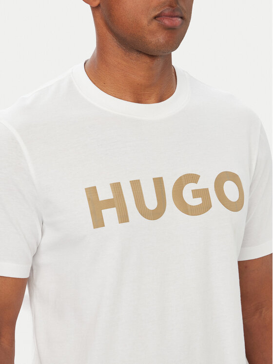 HUGO HUGO Camiseta Dulivio_U263 50564790 Blanco Regular Fit