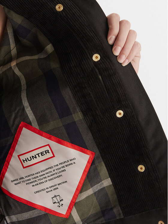 Hunter Hunter Демісезонна куртка Leith HARW0065251 Чорний Oversize