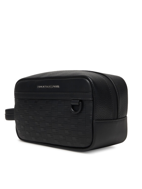 Tommy Hilfiger Neseser Tommy Hilfiger Th Modern Washbag AM0AM13947 Crna