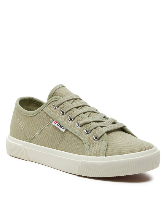 ONLY Shoes Снікерcи ONLY Shoes Nicola 15318098 Зелений