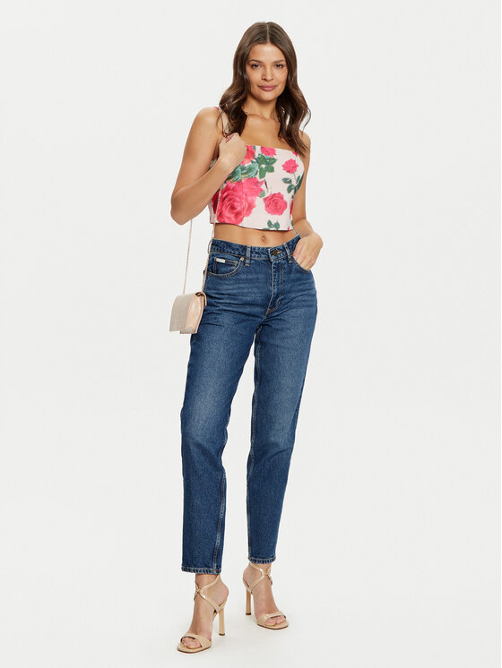 Guess Guess Топ W5RH26 WGLO2 Кольоровий Regular Fit