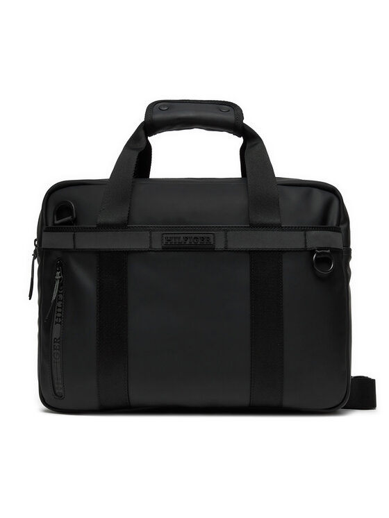 Tommy Hilfiger Torba na laptopa Tommy Hilfiger AM0AM12745 Czarny