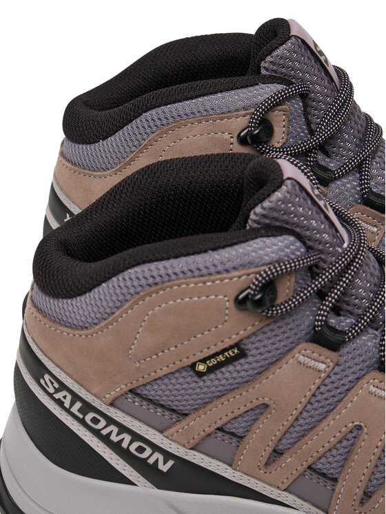Salomon Trekingová obuv Salomon X-Adventure Recon Mid Gore-Tex L47753400 Fialová