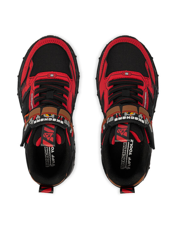 Skechers Sneakersy Skechers Mega-Flex Lite - Tuff Toolz 402130L/RDBK Czarny