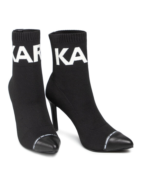 KARL LAGERFELD Īsie zābaki KARL LAGERFELD KL31361A Melns