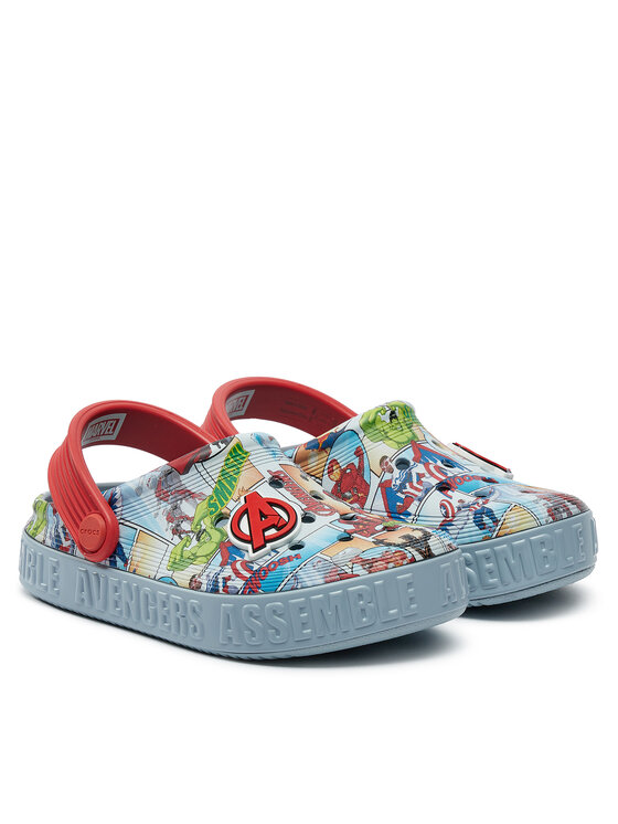 Crocs Klapki Crocs Avengers Off Court Clog K 209943 Niebieski
