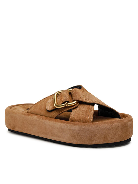 GINO ROSSI Papucs Gino Rossi 22SS39 Barna