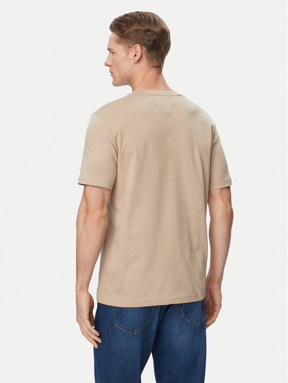 Tommy Hilfiger Tommy Hilfiger Camiseta MW0MW43226 Beis Regular Fit