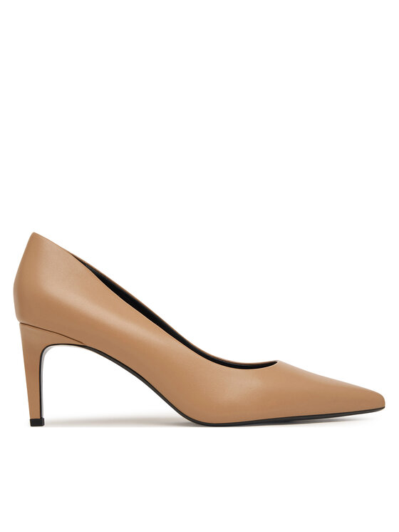 Calvin Klein Pantofi cu toc subțire Calvin Klein Ess Stiletto 70 HW0HW02607 Bej