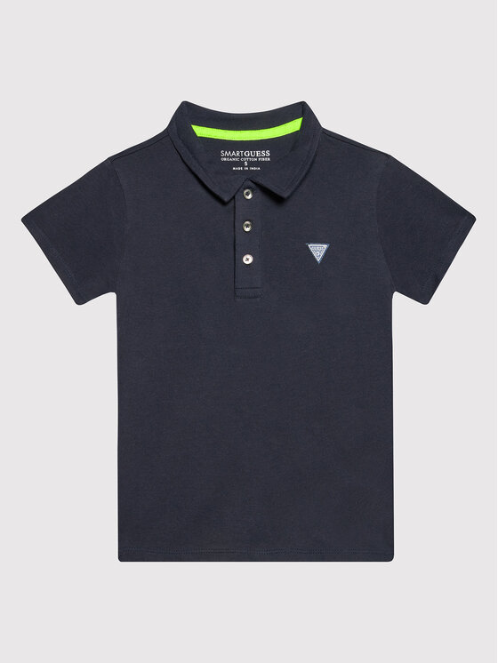 Guess Guess Polo N2GP03 KAPY0 Azul marino Regular Fit