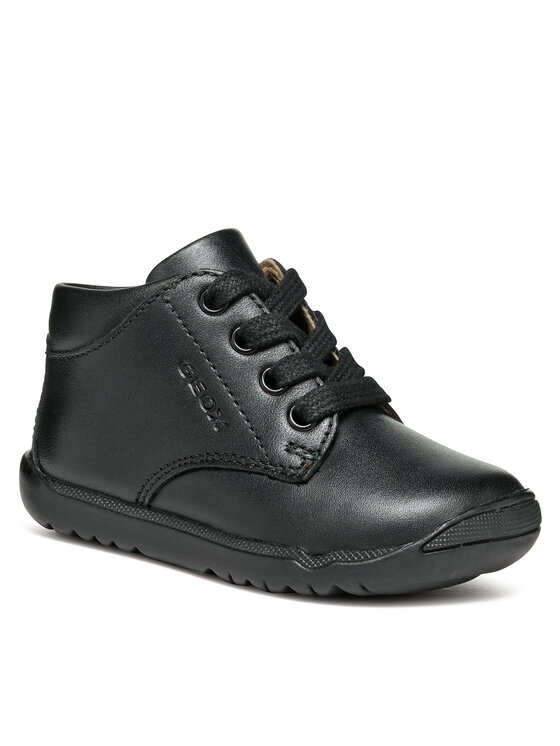 Geox Šnurovacia obuv Geox B Macchia Boy B464NA 08554 C9999 Čierna