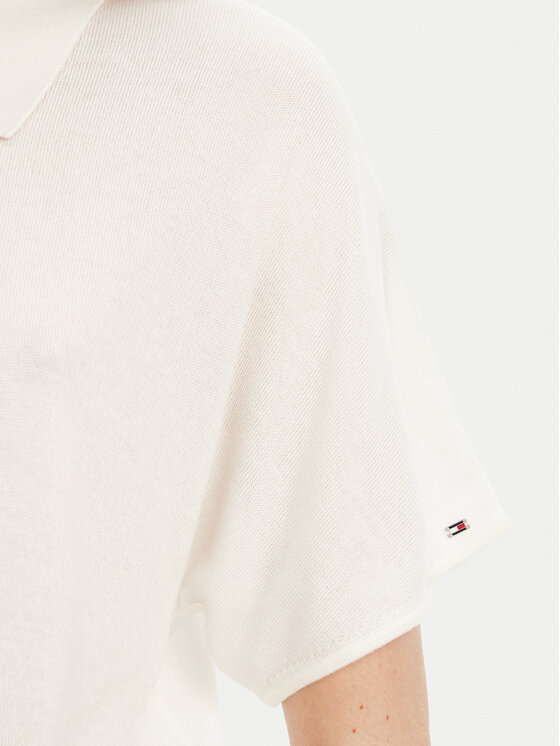Tommy Hilfiger Tommy Hilfiger Polo majica WW0WW45652 Écru Regular Fit