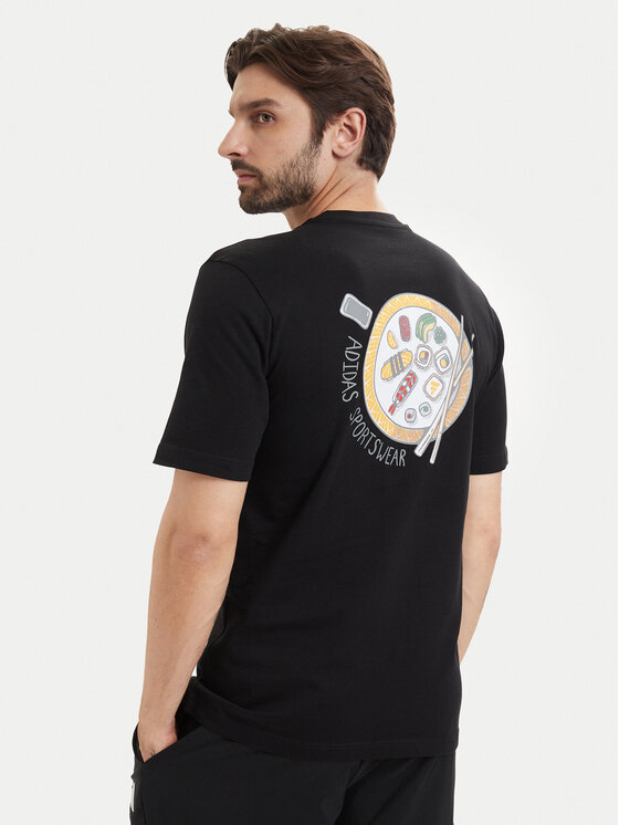 adidas adidas Camiseta Sushi Graphic KT9709 Negro Regular Fit