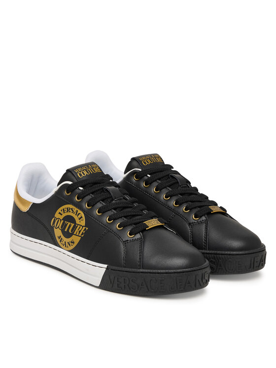 Versace Jeans Couture Снікерcи Versace Jeans Couture 80YA3SK1 Чорний