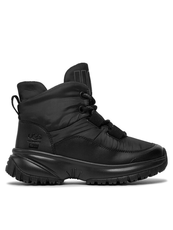 Cizme de zăpadă Ugg W Yose Puffer Lace 1143844 Negru | Epantofi.ro