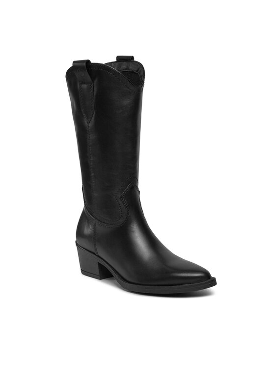 Tamaris Ковбойські чоботи Tamaris 1-25701-41 Чорний
