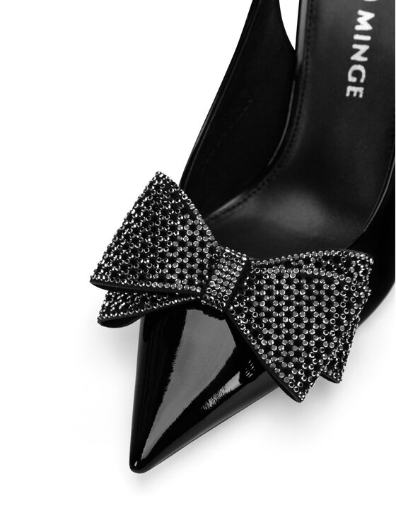 Eva Minge Pantofi cu toc subțire Eva Minge ANEMONE-V1892-56-1 Negru