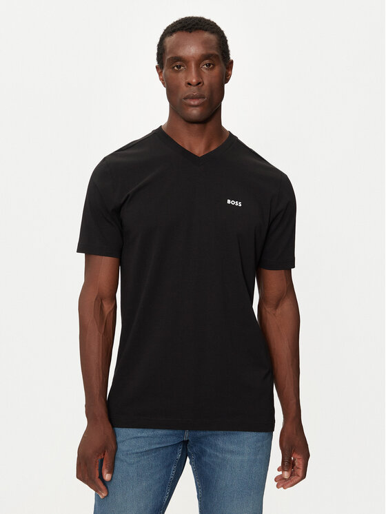 BOSS Boss Футболка Tee V 50506347 Чорний Regular Fit