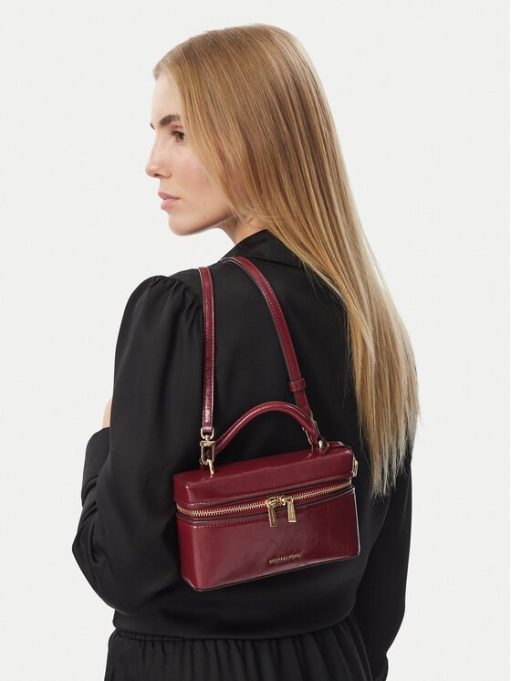 MICHAEL Michael Kors Torbica MICHAEL Michael Kors Jana 32F6G2RC5L Tamno crvena