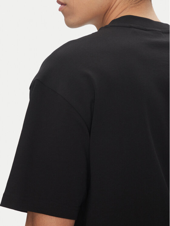 HUGO HUGO Футболка Dinkee 50525765 Чорний Oversize