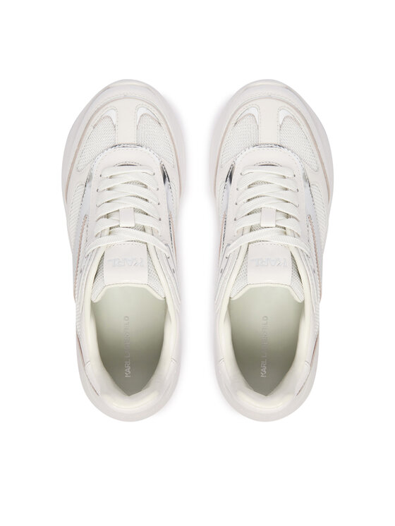 KARL LAGERFELD Снікерcи KARL LAGERFELD Kontour Wedge KL68016 Білий