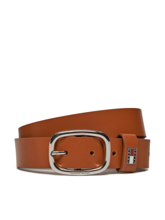 Tommy Jeans Ženski pas Tommy Jeans Tjw Oval 3.0 AW0AW15836 Rjava