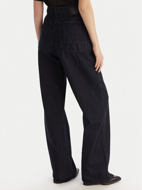 G-STAR G-Star Raw Farmer Roos D27705-D536 Sötétkék Wide Leg