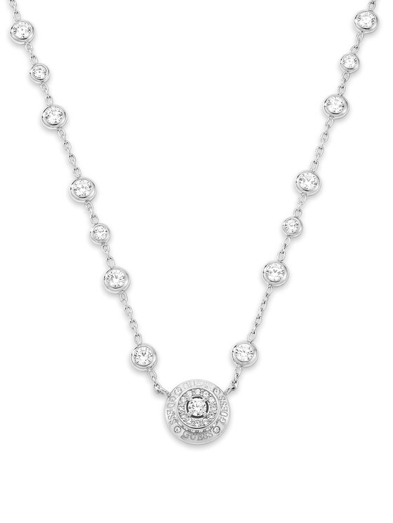 Guess Κολιέ Guess JUBN06 283JW Ασημί