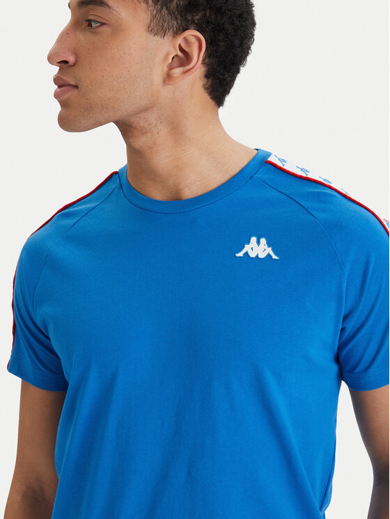 Kappa Kappa Camiseta Banda Coen 303UV10 Azul Slim Fit