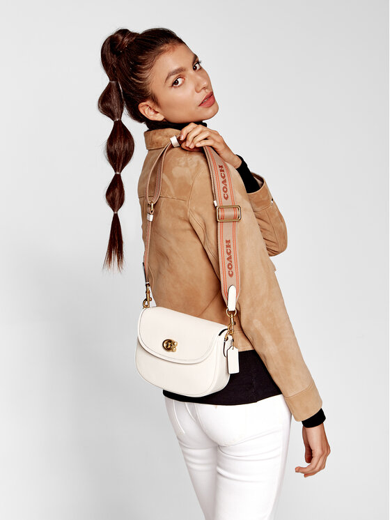Coach Borsetta Coach Pol Pb Wlw Sddl Bg CA094 Bianco