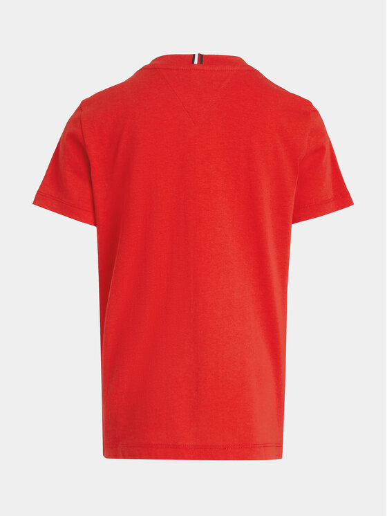 Tommy Hilfiger Tommy Hilfiger Majica Monotype Arch KB0KB08802 Rdeča Regular Fit
