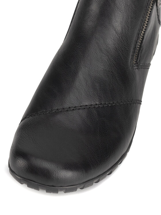 Rieker Botki Rieker L4663-01 Czarny