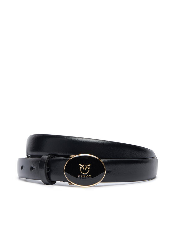 PINKO Cintura PINKO Round Enamel H2 Belt 20252 PLT01 105466.A2QL Nero