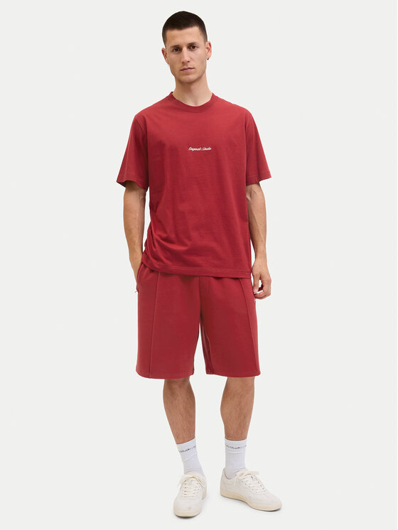 Jack & Jones Jack & Jones Camiseta Norrebro 12282892 Rojo Relaxed Fit