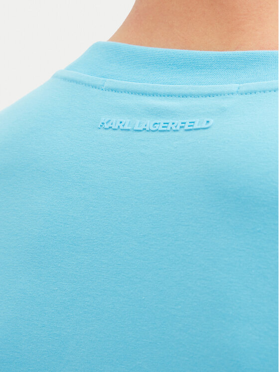 KARL LAGERFELD KARL LAGERFELD T-shirt 755750 552221 Tirkizna Regular Fit