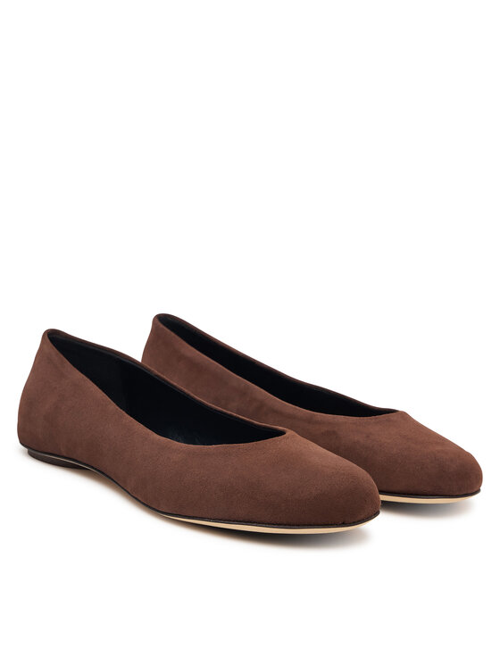 Weekend Max Mara Балетки Weekend Max Mara Todi 2625526054 Коричневий