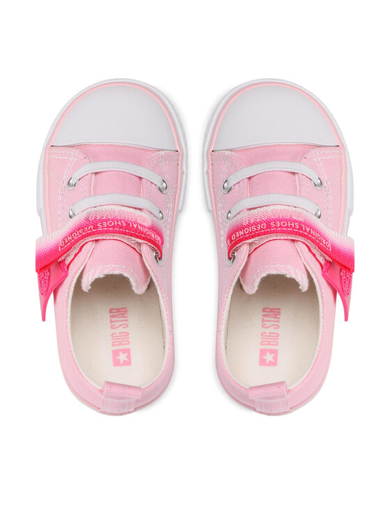 Big Star Shoes Plátenky Big Star Shoes JJ374078 Ružová