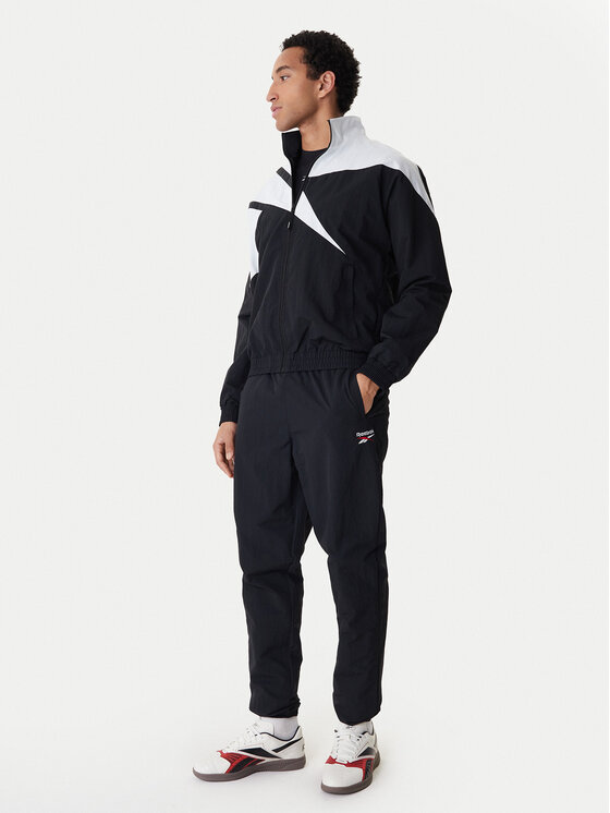 Reebok Reebok Παντελόνι φόρμας Barrett RK25552CCM Μαύρο Regular Fit