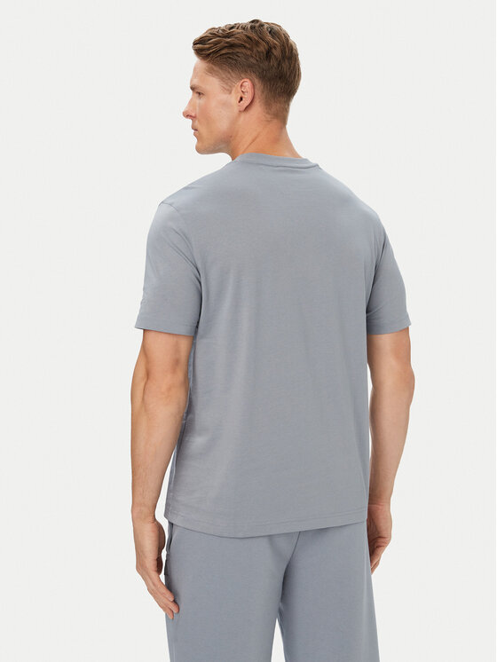 BOSS BOSS Camiseta Structure Logo 50566883 Gris Regular Fit