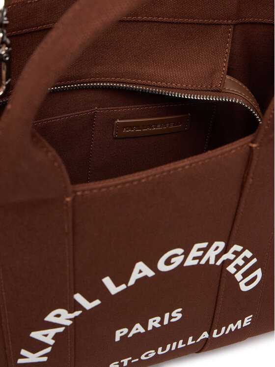 KARL LAGERFELD Ročna torba KARL LAGERFELD A1W50010 Rjava