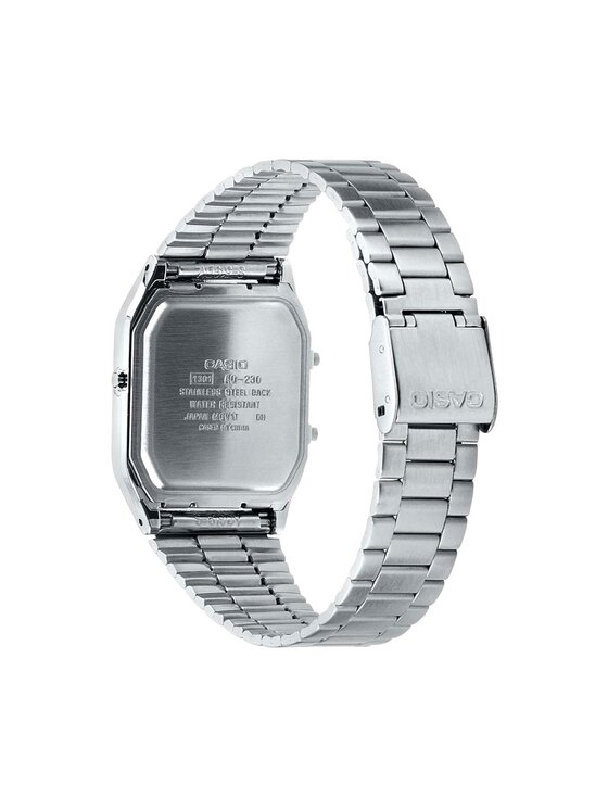 Casio Zegarek Casio AQ-230A-7DMQYES Srebrny