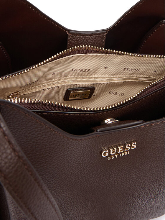 Guess Ročna torba Guess Melody HWBG97 35030 Temno rjava