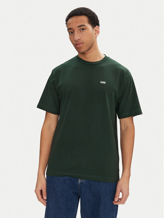 Vans Vans T-Shirt Left Chest II VN000P1P Πράσινο Loose Fit