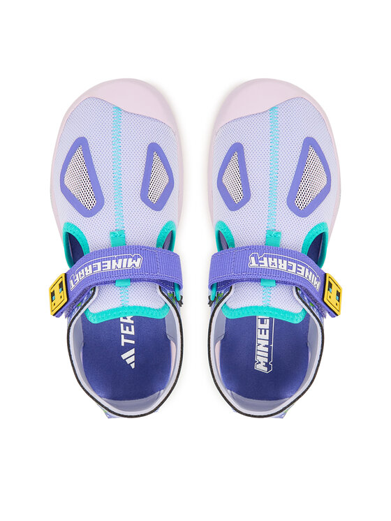 adidas Босоніжки adidas Minecraft Terrex Captain Toey 2.0 Sandals JR1317 Фіолетовий
