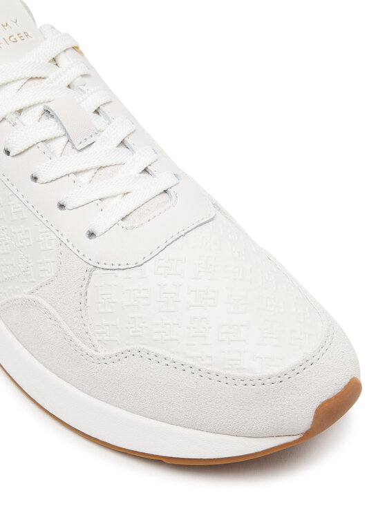 Tommy Hilfiger Αθλητικά Tommy Hilfiger Th Runner Monogram FW0FW09586 Κρεμ